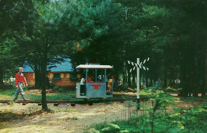 Toonerville Trolley - Old Postcard Photo (newer photo)